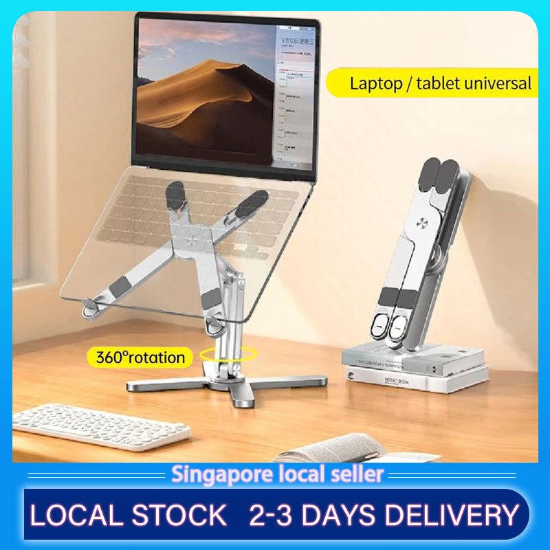 Laptop Stand 360°Rotating Portable Notebook Bracket Heat Dissipation ...