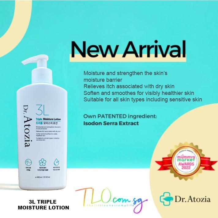 Dr. Atozia Baby Skincare 3O Baby Oil, 3G Triple Gel Lotion, 3A All