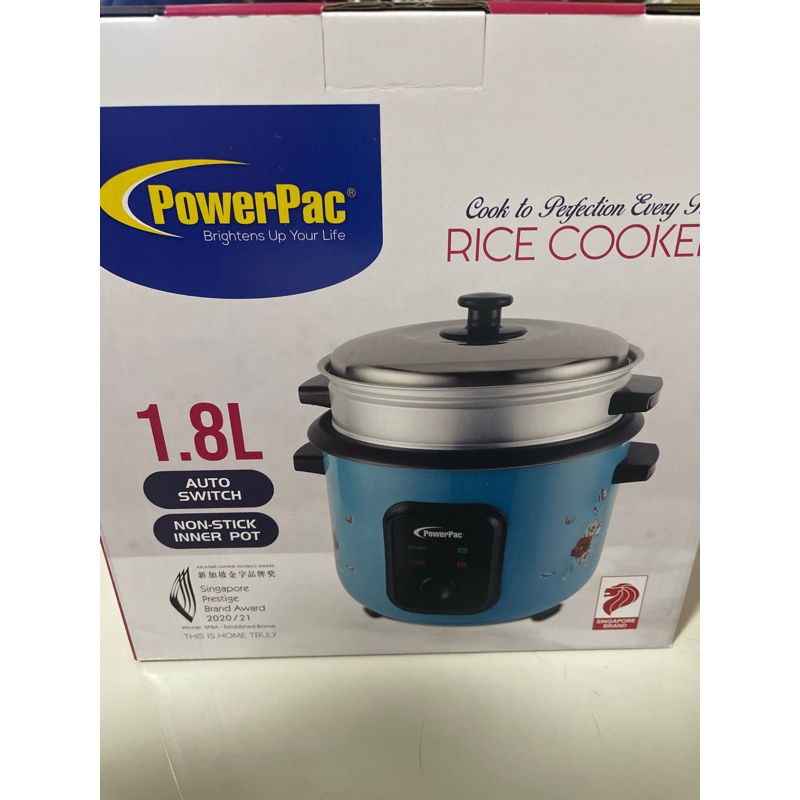 2Y warranty 1.8L Rice Cooker with Steamer and Aluminium Inner Pot ...