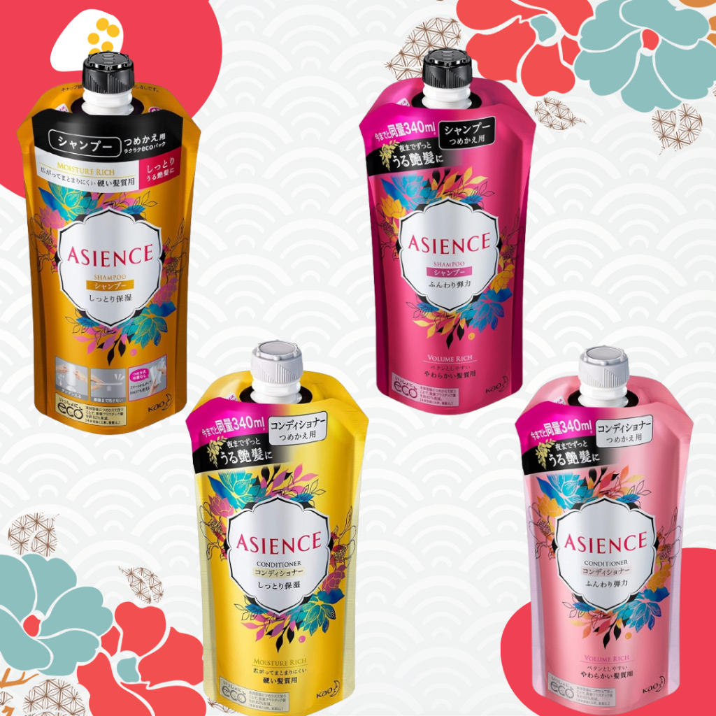 【Direct from Japan】Kao Asience Moisturizing & Soft Elastic Shampoo ...