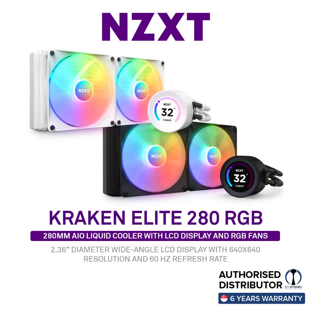 NZXT Kraken 280 Elite With 2.4