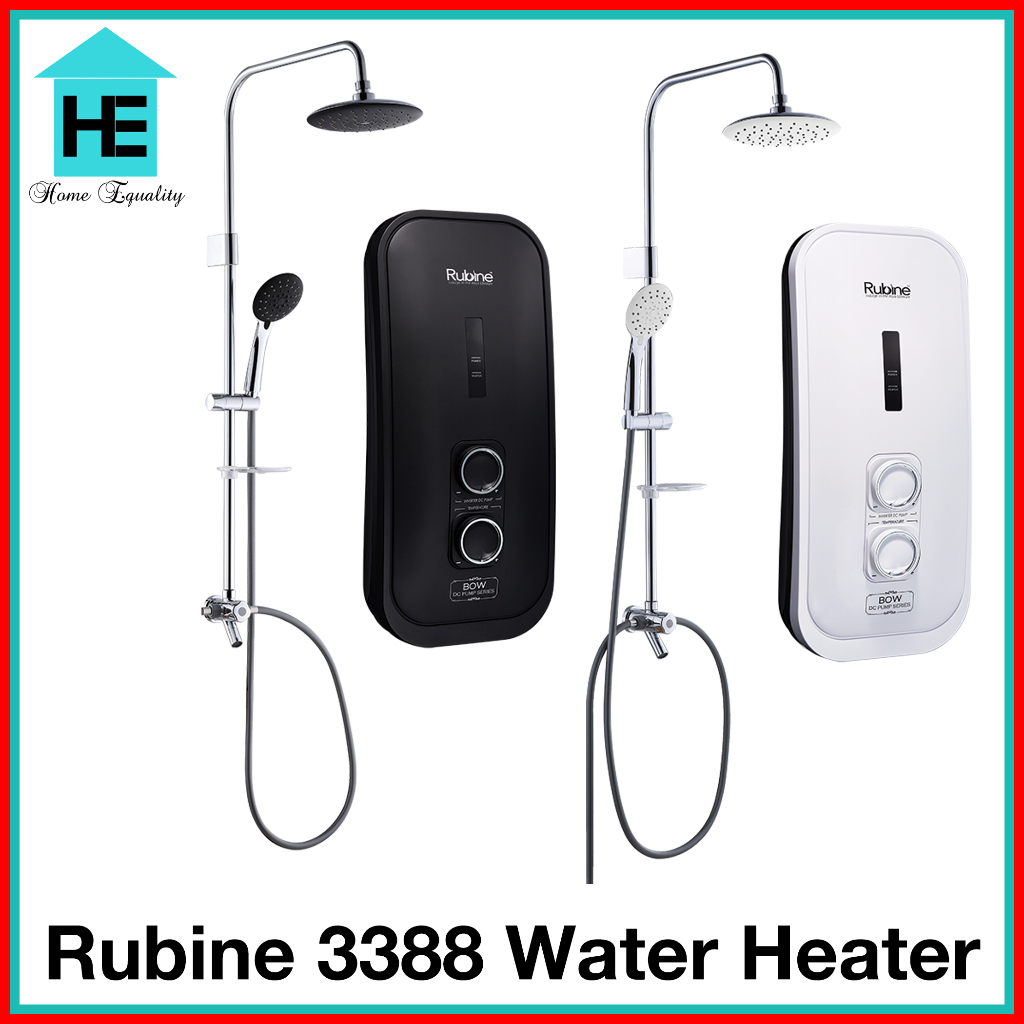 Rubine RWH 3388 Rainshoer Instant Water Heater with Pump | Shopee Singapore