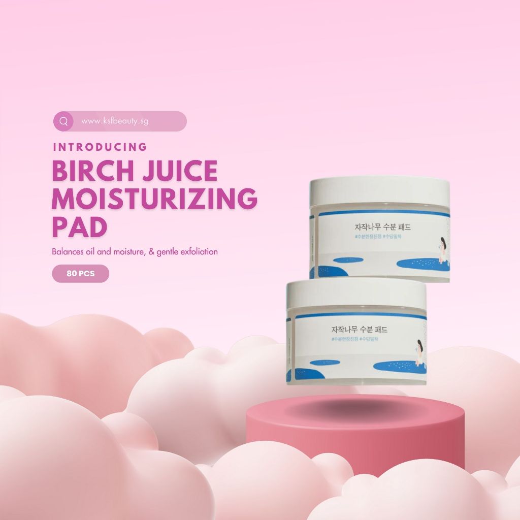 Round Lab Skincare Series Cleansing Pad / Cream / Moisturizing Pad and Cream / Cleansing Oil
