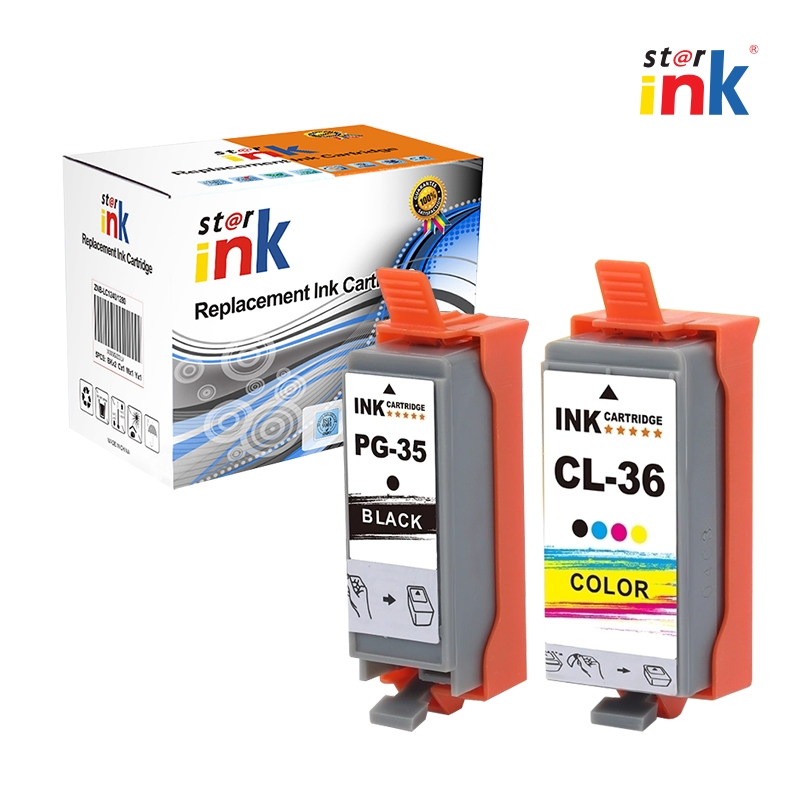 Starink PGI-35 CLI-36 PGI35 CLI36 35 36 Ink Cartridge for iP100 iP110 ...