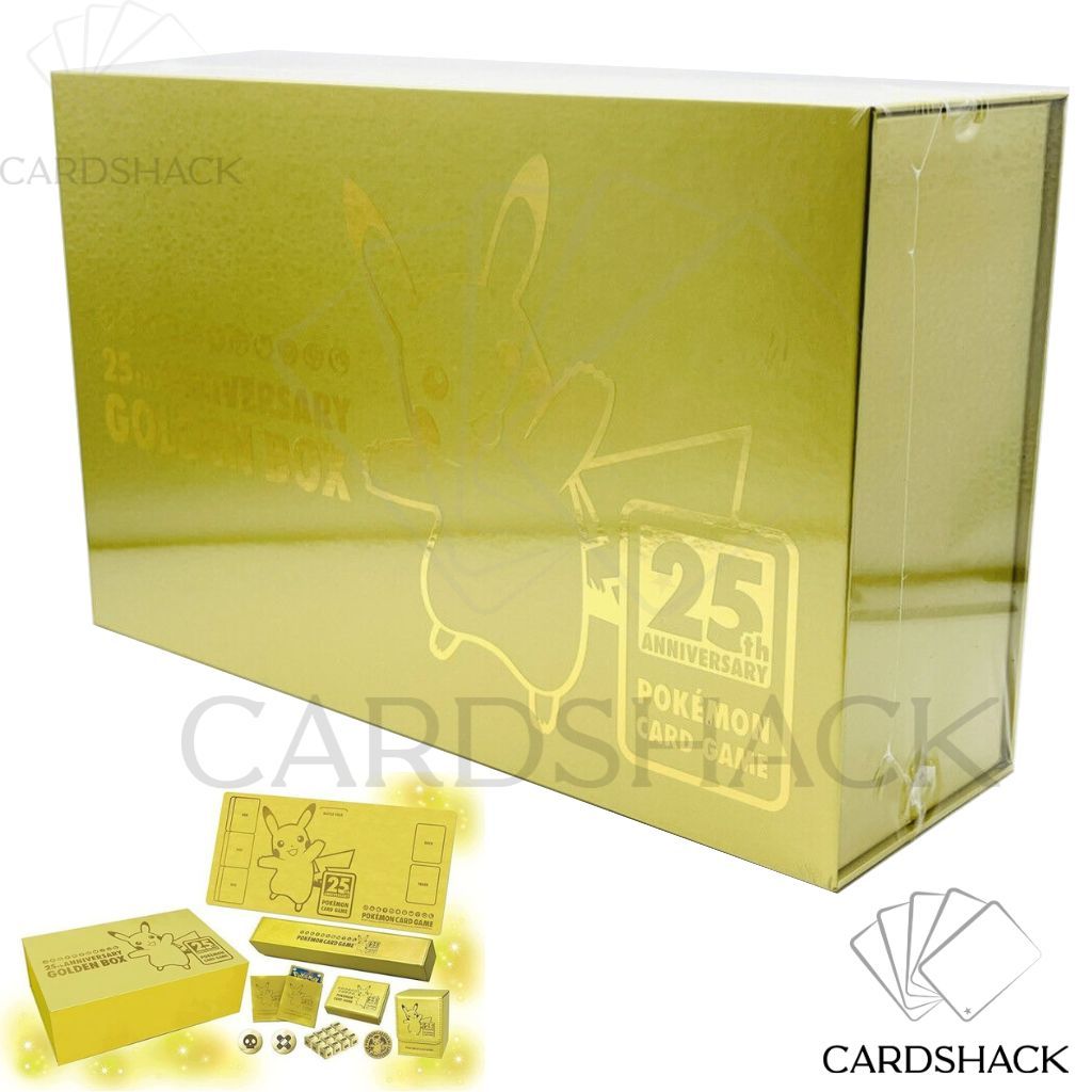 pokemon japanese card value Pokemon 25th Anniversary Golden Box s8a-G Pikachu #003/015 Japanese Re –  Rotterdam Comics