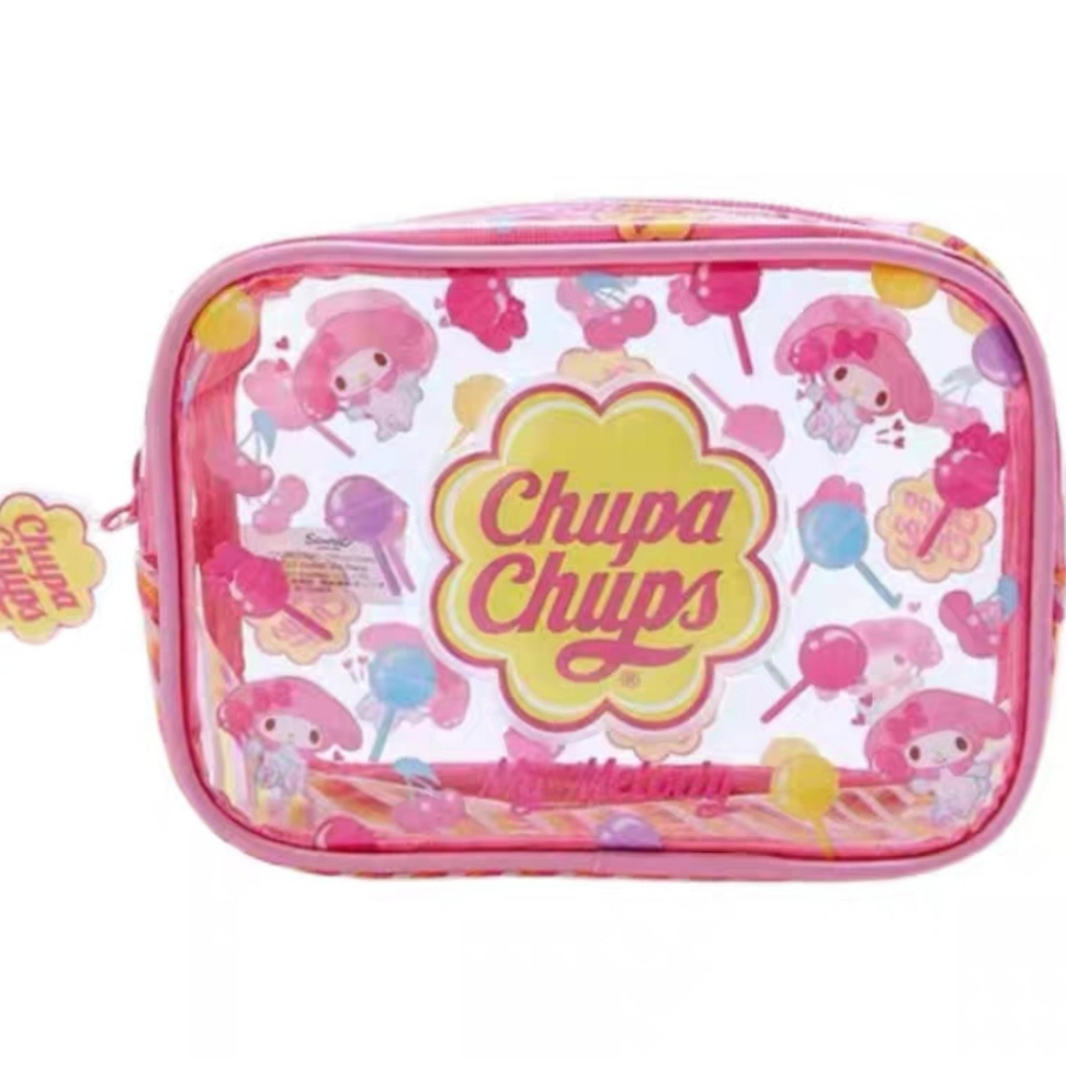 Chupa Chups My Melody Kuromi Transparent Cosmetic Organiser Travel ...