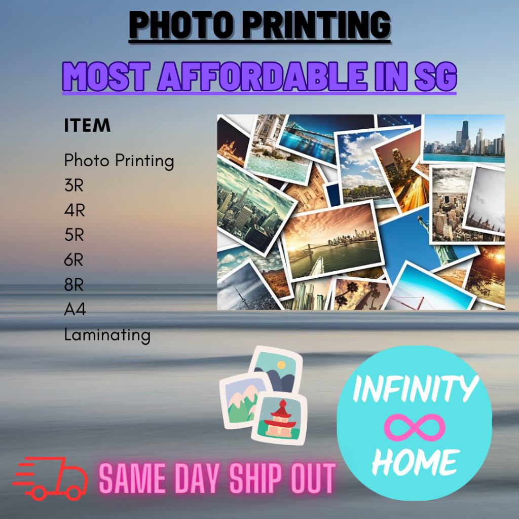 [CHEAPEST IN SG SAME DAY SHIP OUT] Premium Photo Prints 2R, 3R, 4R, 5R