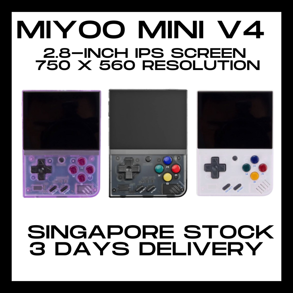 Miyoo Mini V4 Retro Handheld Game Console