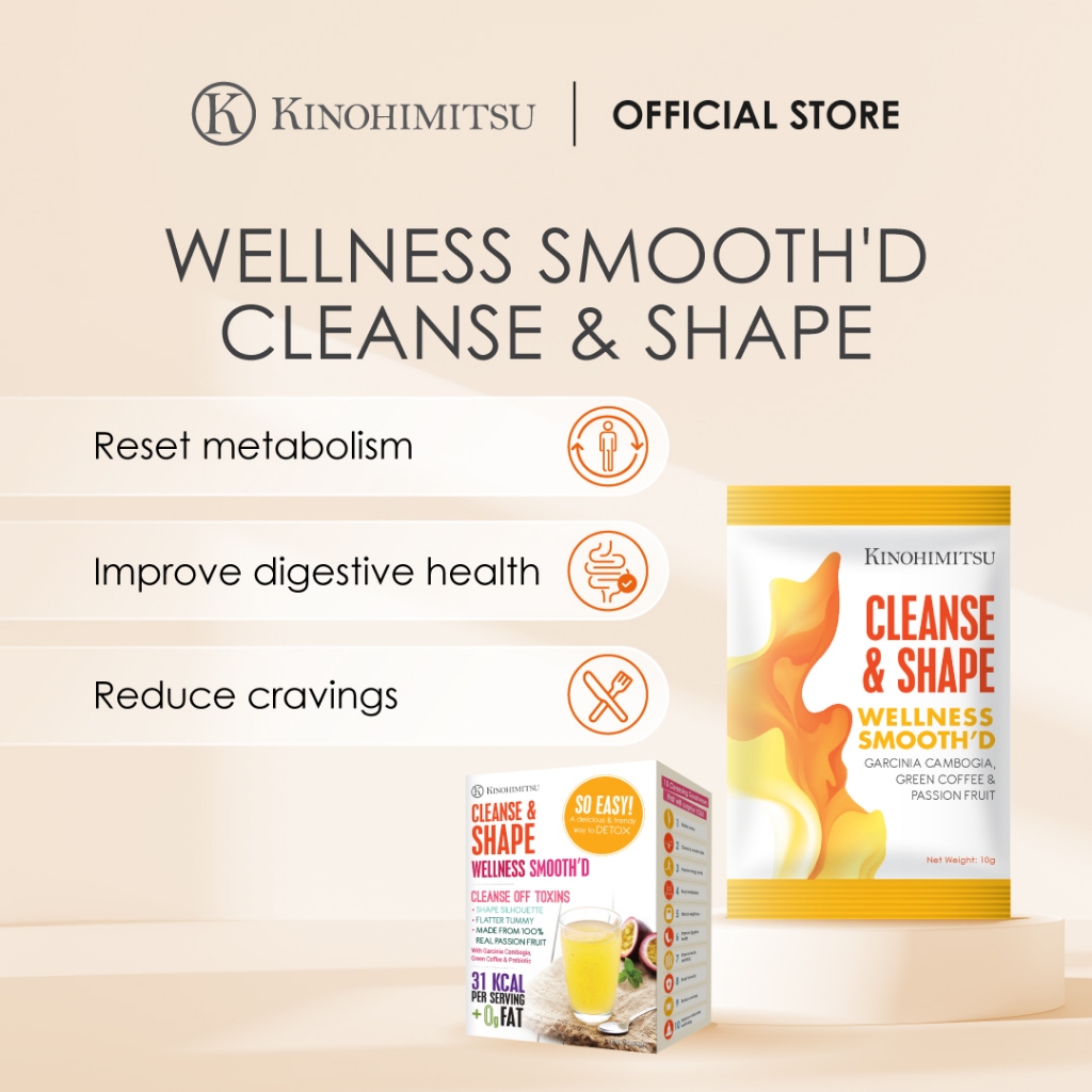 Kinohimitsu Wellness Smooth D Cleanse Shape Detox Supplement