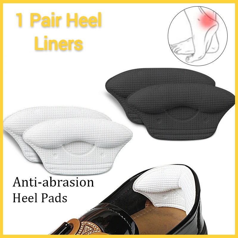 Heel Liner Thick Heels Protector Pad Shoe Pads Pain Relief Abrasion Shoes Women Inserts Adjust Size Grip Shopee Singapore