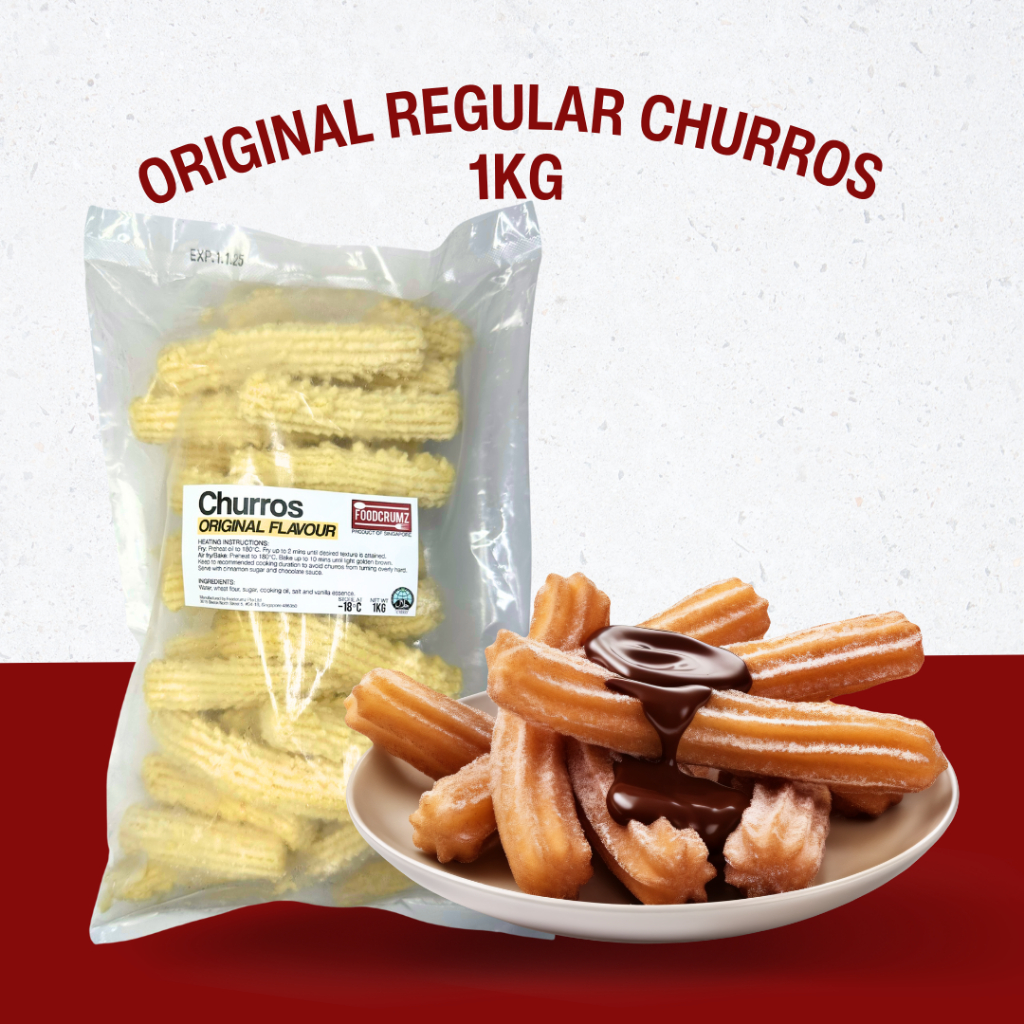 Regular Churros Original Flavour 1kg Frozen Convenience Food Meal Prep ...
