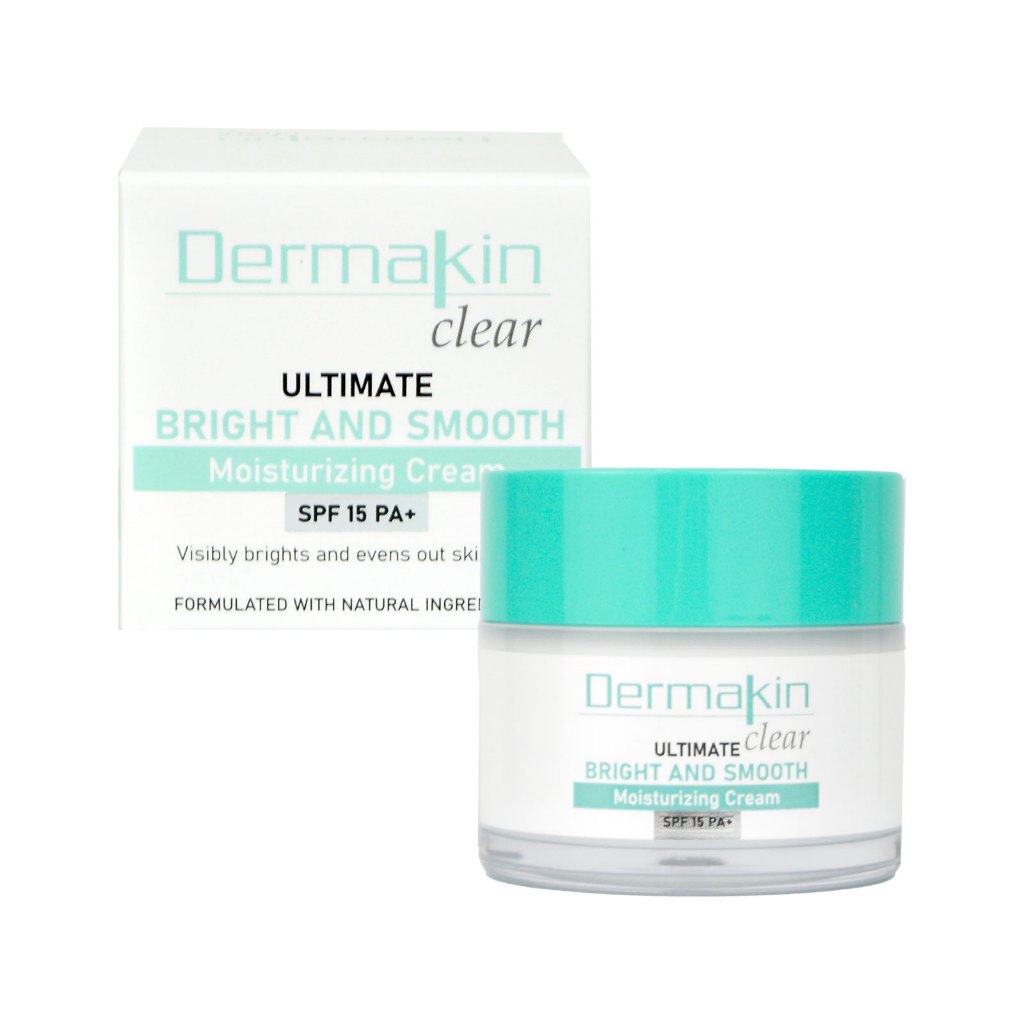 Dermakin Clear Ultimate Bright and Smooth Moisturizing Cream SPF 15 PA+ ...