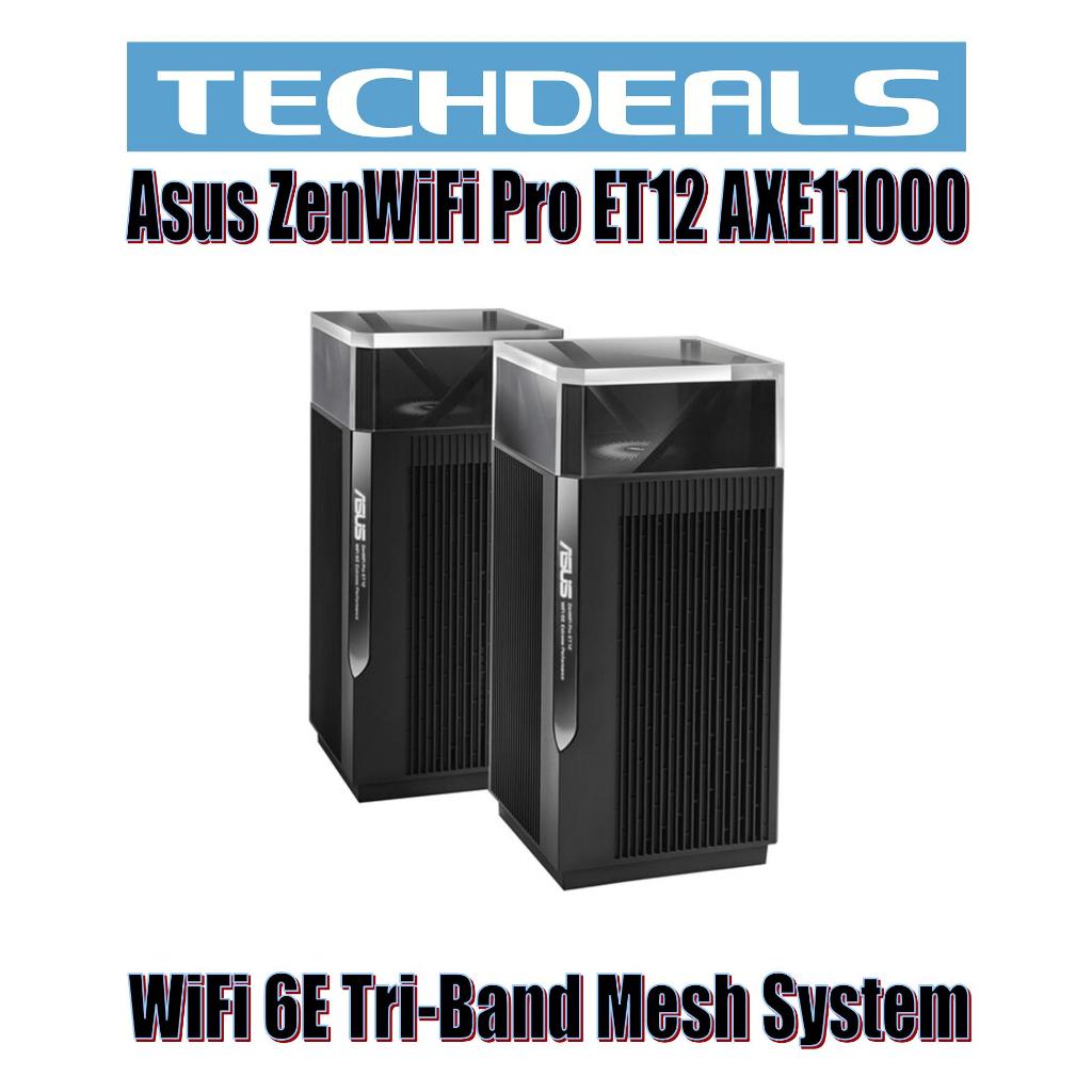 Asus ZenWiFi Pro ET12 AXE11000 WiFi 6E Tri-Band Mesh System | Shopee ...