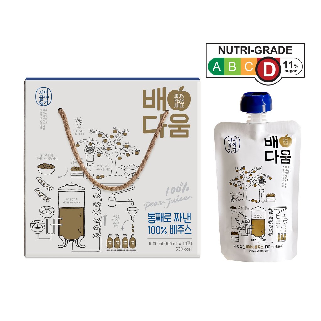 Gift Box] Sigolstory NFC Korean Apple Juice| Pear Apple