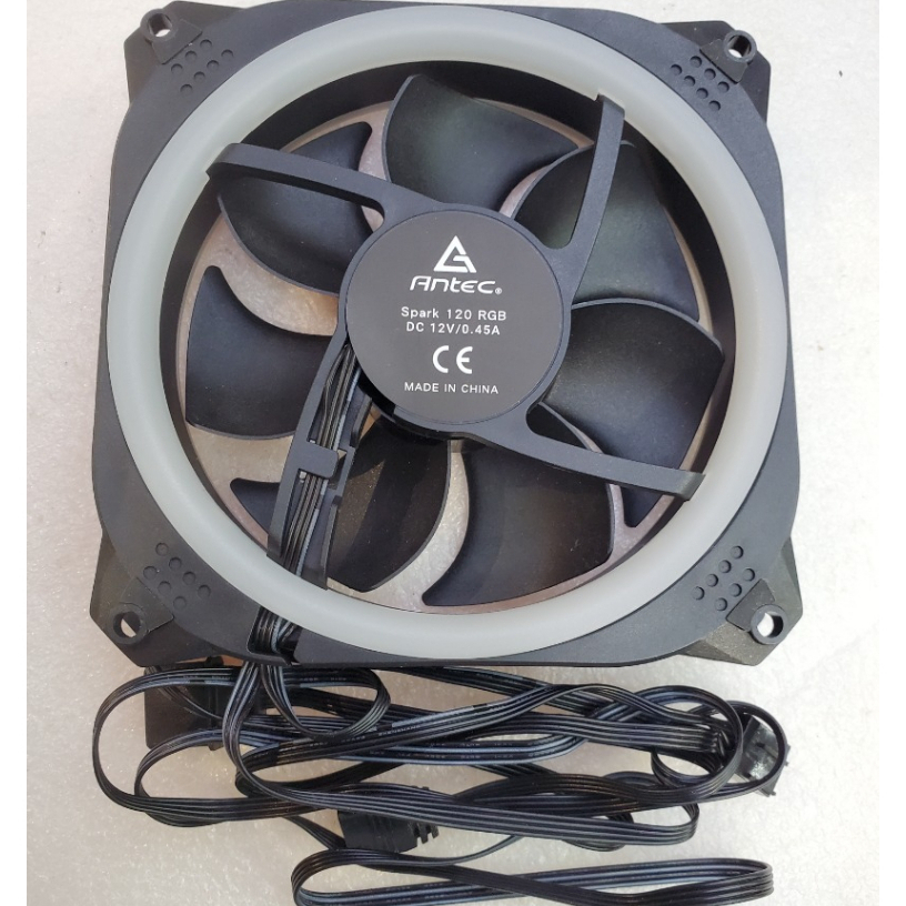 Antec Spark 120 RGB 120mm PWM Fan – 4-Pin, 2000 RPM High-Performance ...