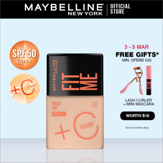 Maybelline Fit Me Fresh Tint With Vitamin C Skin SPF 50PA+++ Oil-free 30ml