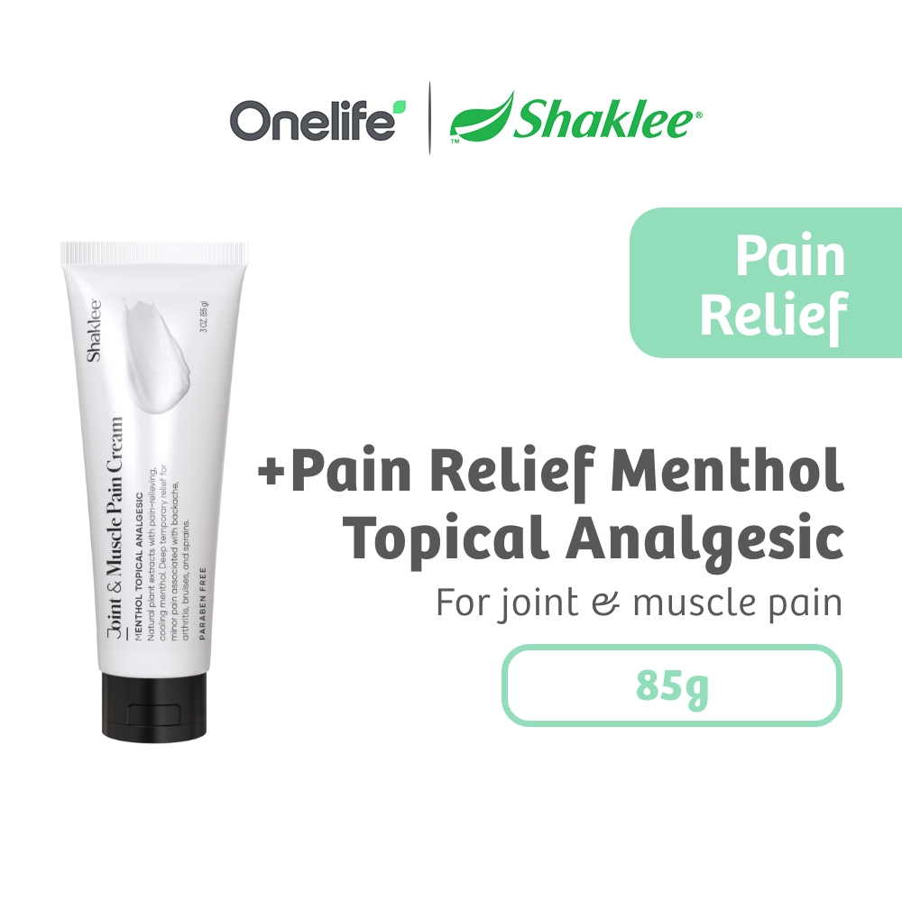 Shaklee +Pain Relief Menthol Topical Analgesic Joint & Muscle Pain