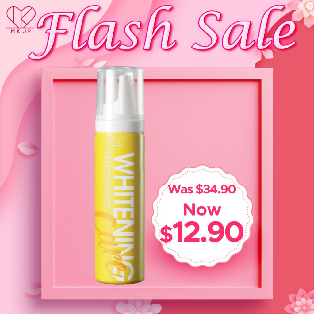 MKUP Vitamin C Whitening Exfoliating Mousse (expiring July 2025