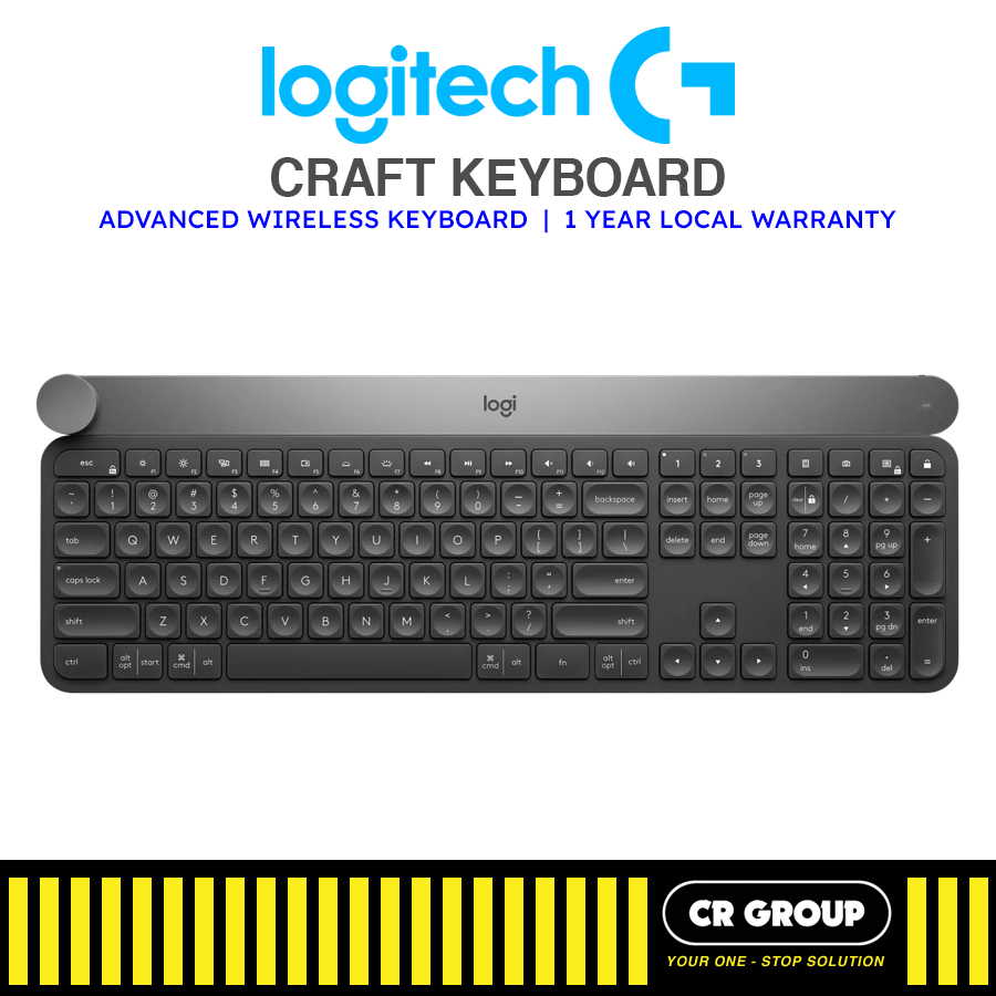 Logitech Craft Advanced - Multi-Device Wireless Keyboard - Creative ...