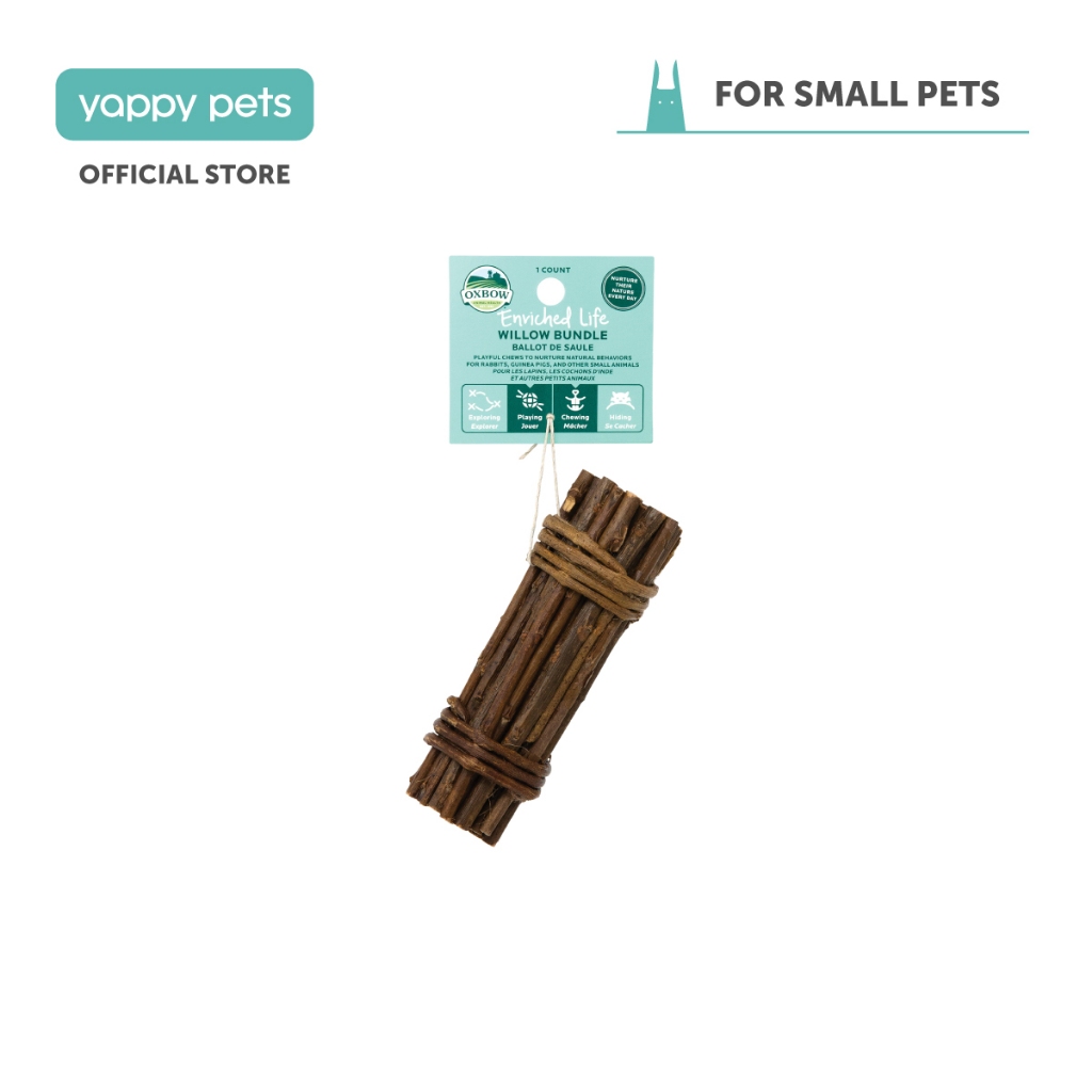 Oxbow Enriched Life Willow Bundle Small Animal Natural Chews | Pet Toys ...