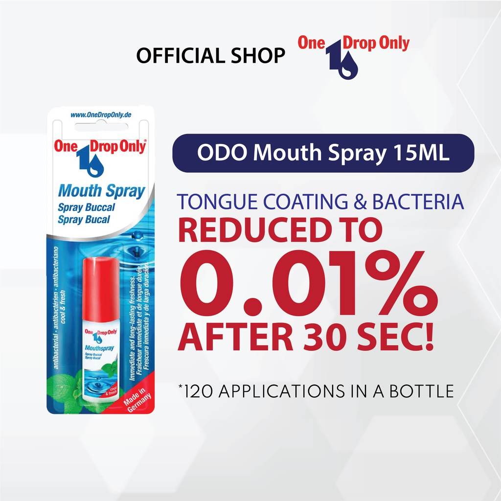 One Drop Only Mouth Spray 15ml | Shopee Singapore