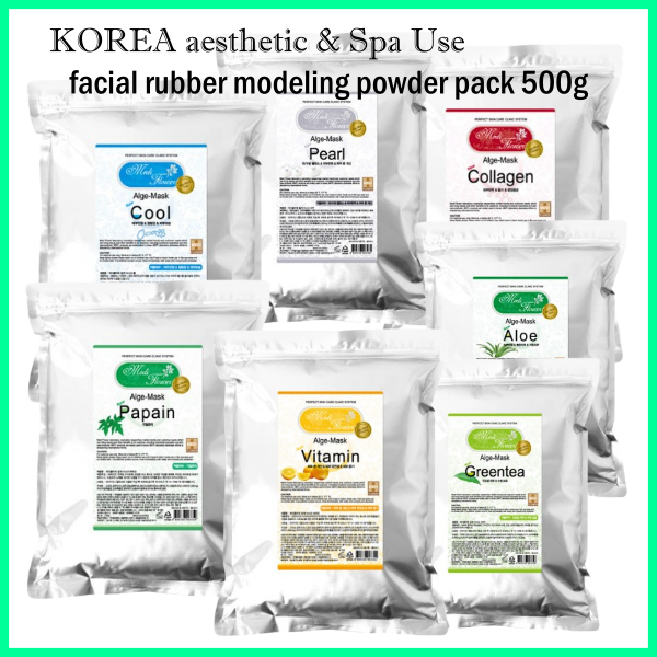 KOREA [Aesthetic & Spa Use] facial rubber modeling powder pack 500g ...