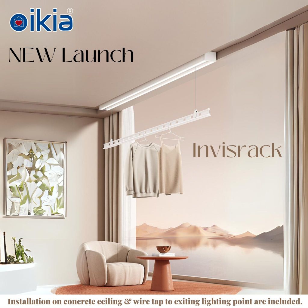 Oikia InvisRack / Automated Laundry Rack (Inclusive standard ...