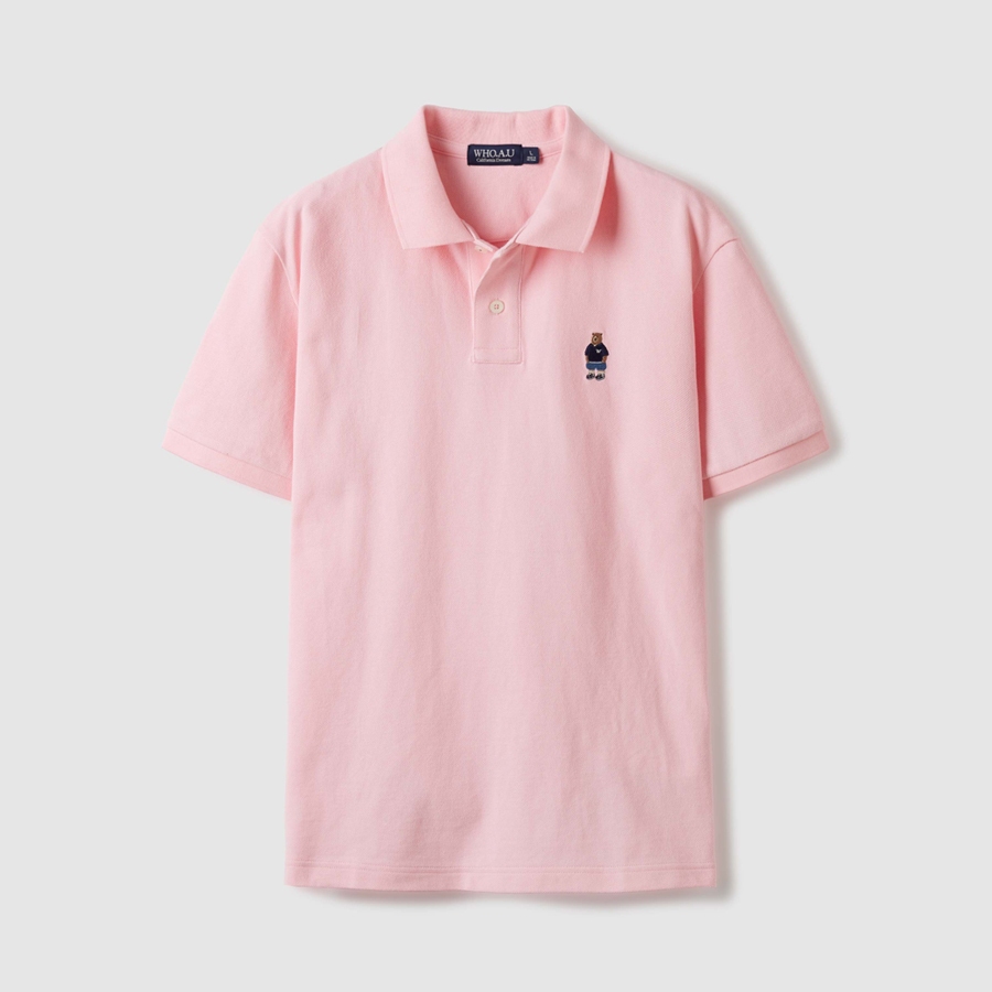 WHO.A.U] Steve PQ Collar T-Shirt | WHHAE2521U/WHHAE3721U