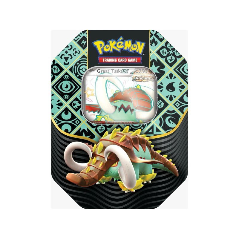 pokemon trading card games sv4 5 paldean fates tin charizard TCG: SV4.5 Paldean Fates International Tin [Charizard