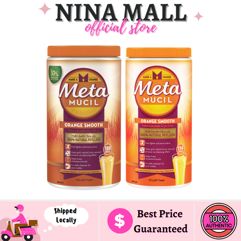 Metamucil Fibre Supplement Smooth Orange 114 Dose 673g