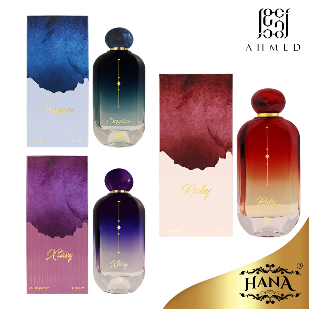 Ruby / Xtasy / Sapphire 100ML EDP Perfume By Ahmed | Shopee Singapore