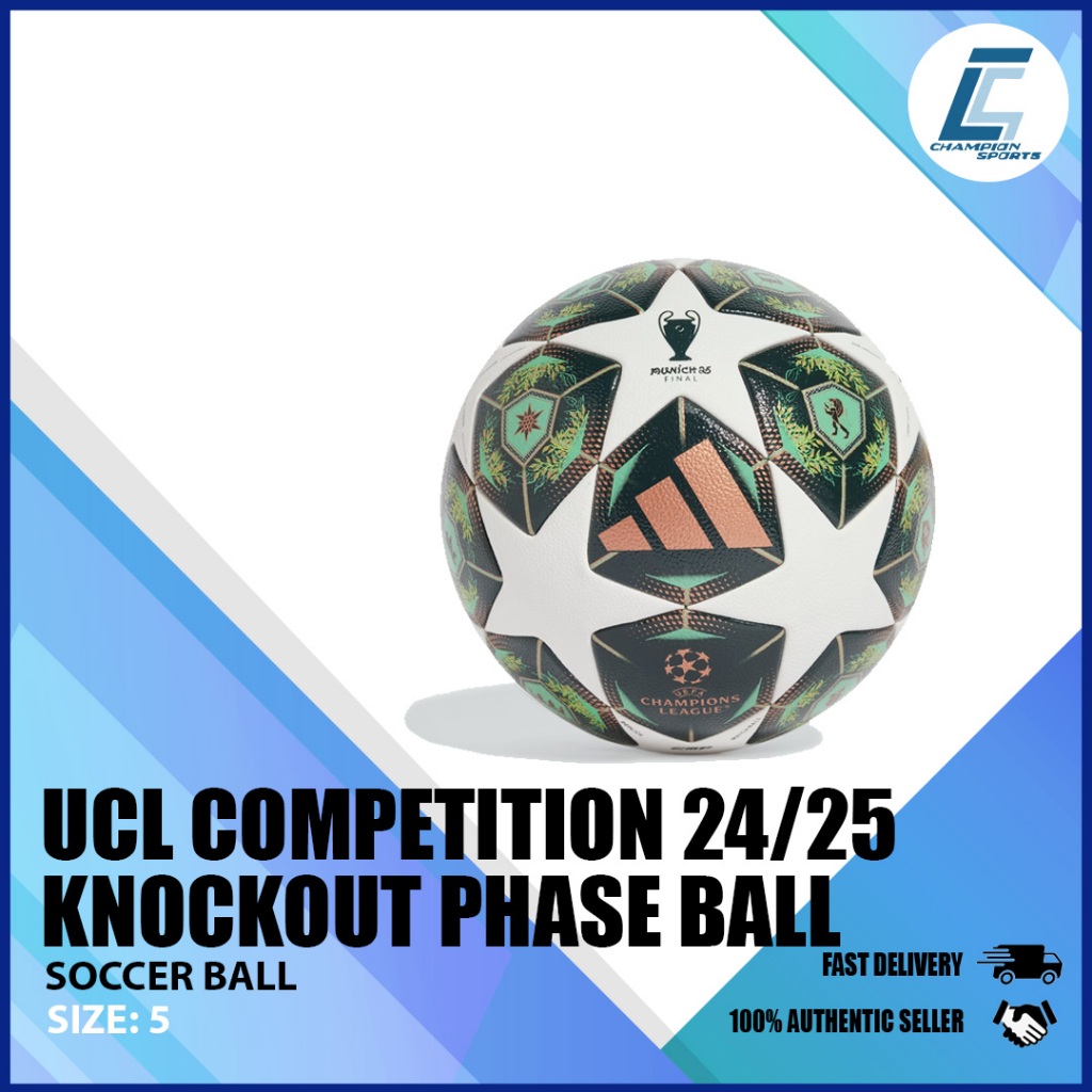 Adidas UCL Competition 24/25 Knockout Phase Ball (JH1288) | Shopee ...