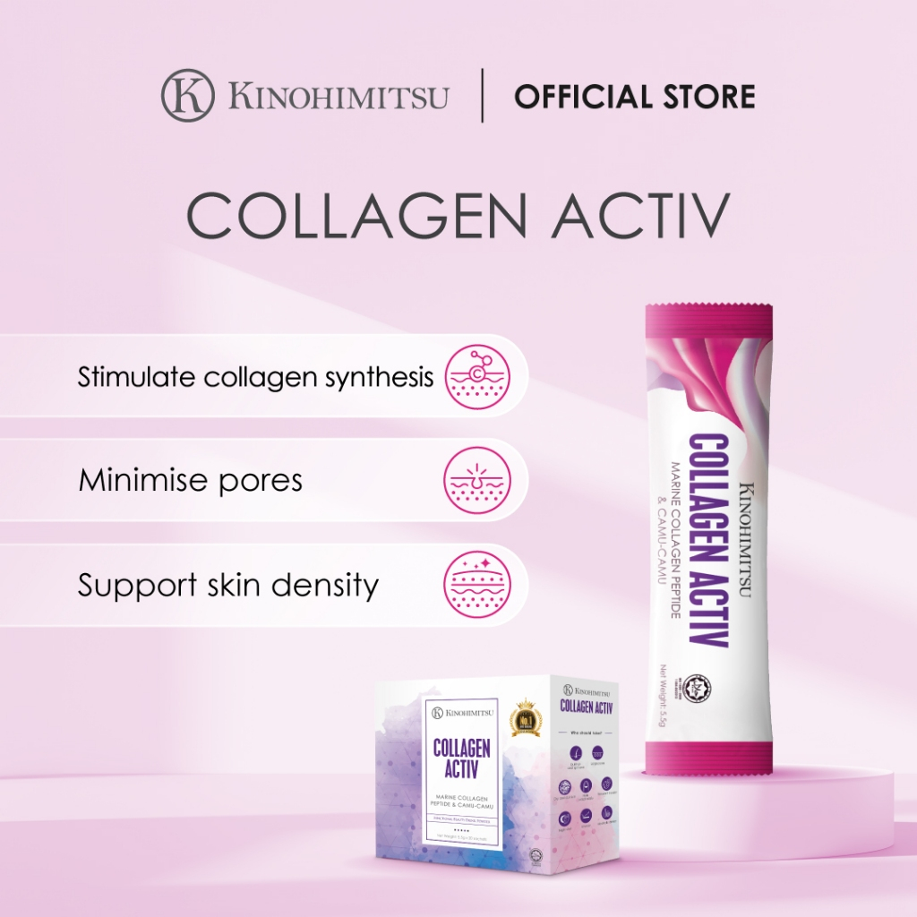 Kinohimitsu Collagen Activ Inner Beauty Supplement Sachet 5.5g Skin