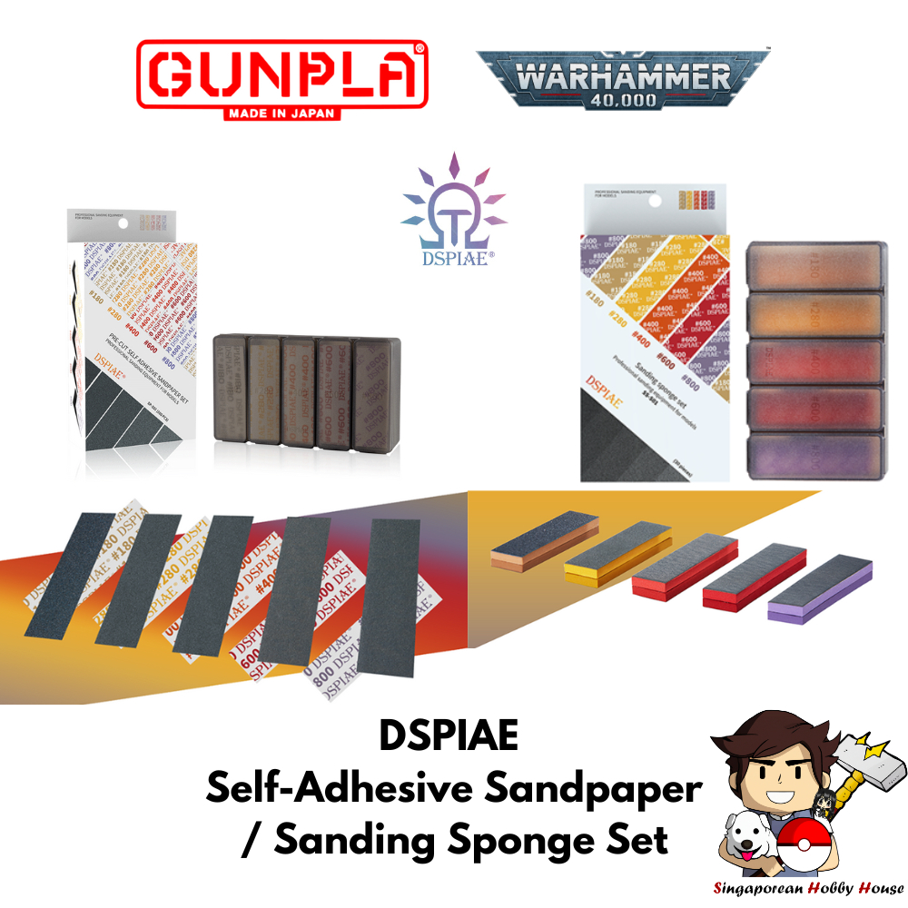 [Low Price!] [Ready Stock] DSPIAE PreCut SelfAdhesive Sandpaper