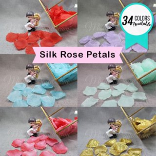 100/500pcs /Bag Artificial Silk Rose Petals Satin Petals Silk for