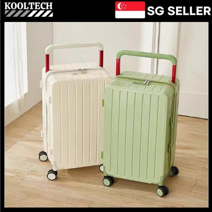 Luggage Travel Bag Suitcase Opening Boarding Case Small Trolley Cabin BH Shopee Singapore