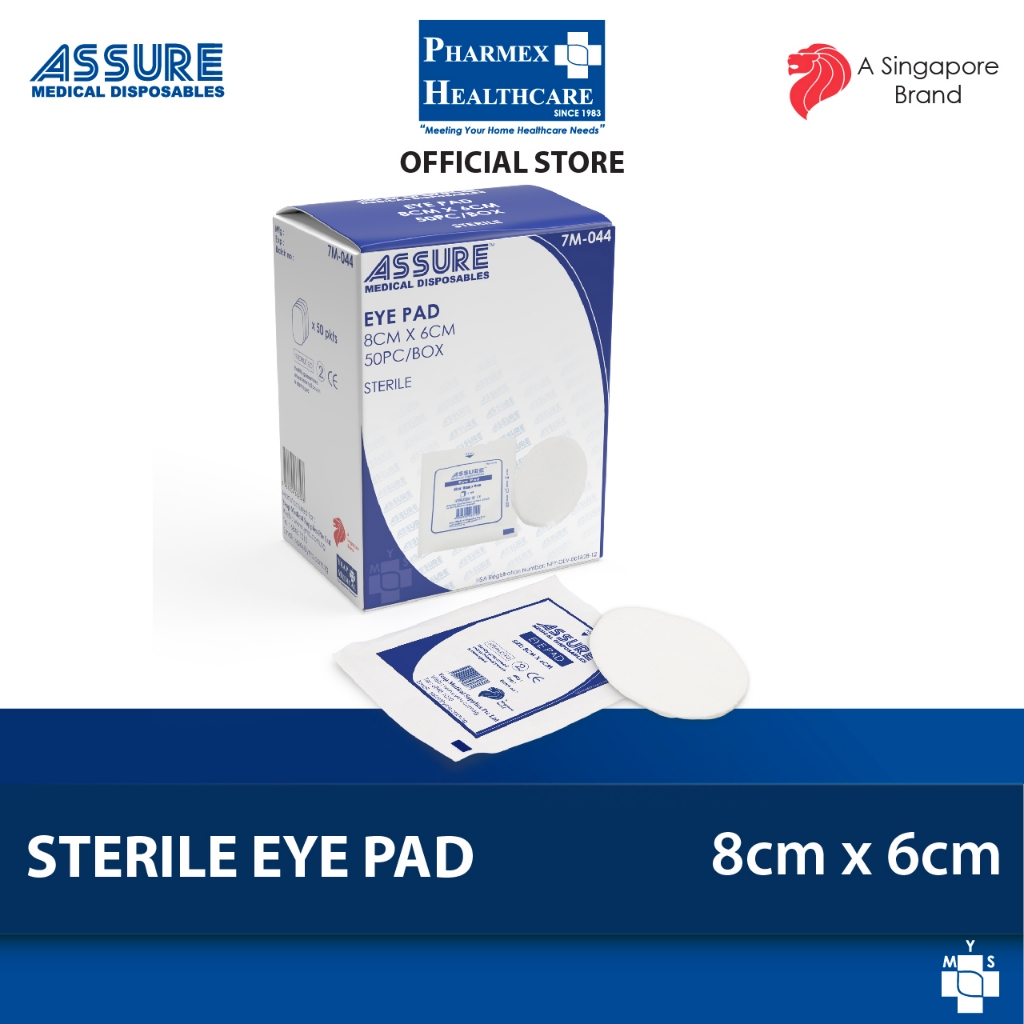 ASSURE Eye Pads Sterile (8cm x 6cm) | Shopee Singapore