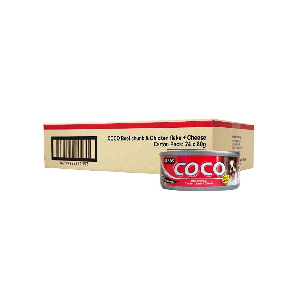 COCO Dog Food 80g (24Cans/Ctn) | Shopee Singapore