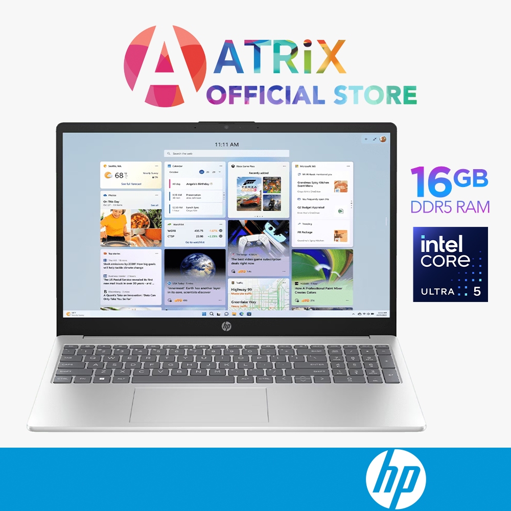 【Free MS Office】HP Laptop 15fd1033TU 15.6" FHD Intel Ultra 5 125H 16GB RAM 512GB SSD