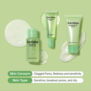 Torriden Balanceful For Men Cica Fresh All In One 200g - Professional 3-in-1 Scalp and Face Soothing Gel