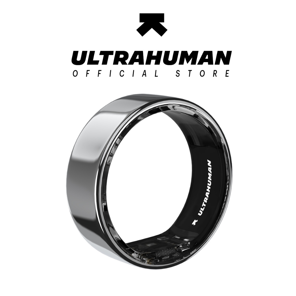 Ultrahuman Ring AIR [Space Silver] The World’s Most Comfortable and