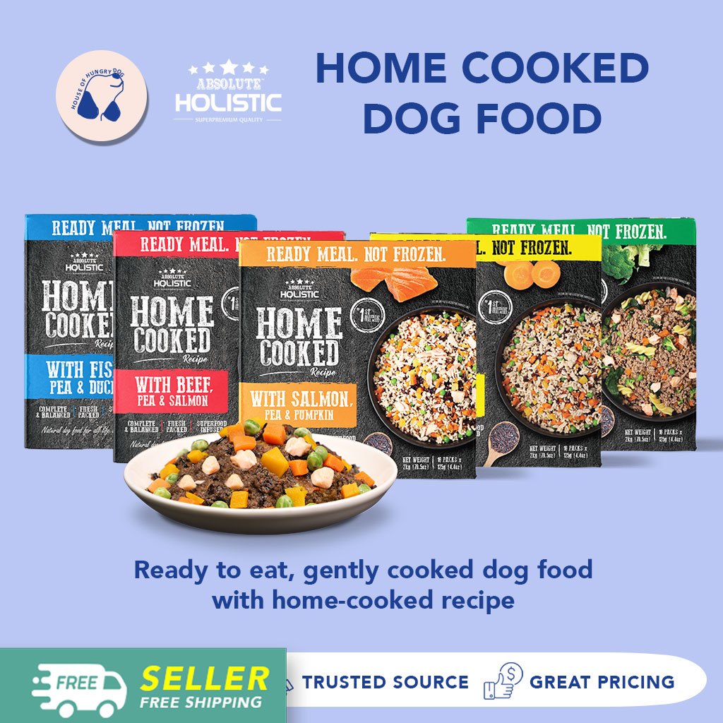 Absolute Holistic Home Cooked Style Recipe Gently Cooked Dog Food