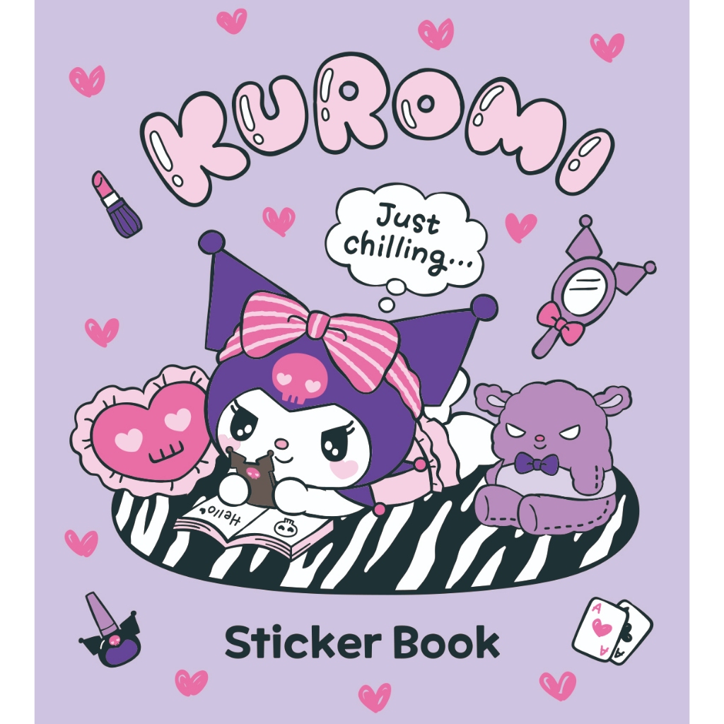 Sanrio Character Sticker Book Coloring Book Kuromi Cinnamoroll Mini