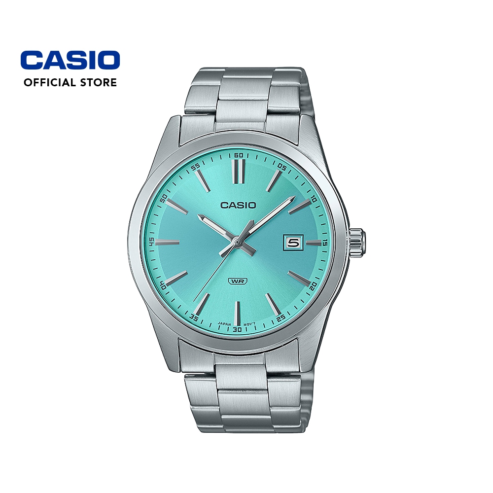 Casio black stainless hot sale steel watch