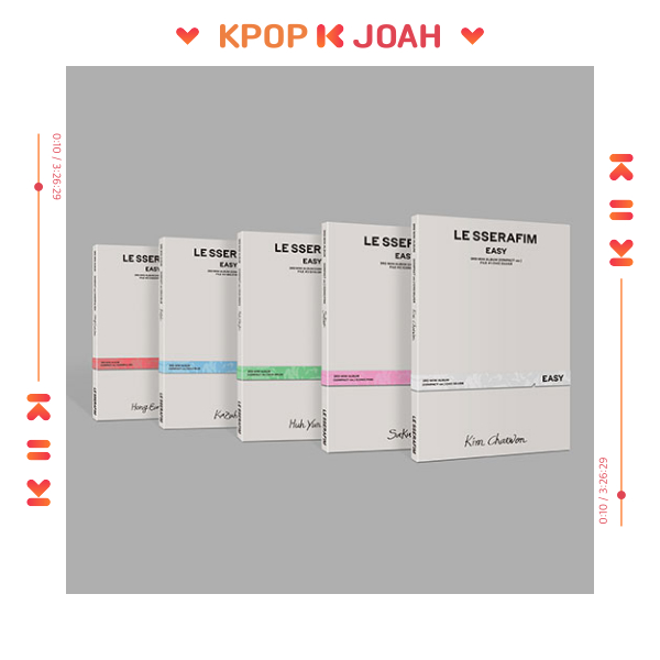 (COMPACT Ver.) LE SSERAFIM [EASY] 3rd MINI ALBUM (19th Feb.2024 ...