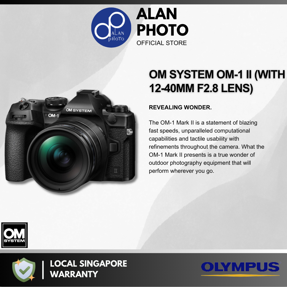 OM SYSTEM OM-1 Mark II Body & 12-40mm F2.8 Lens | Olympus OM SYSTEM OM-1 Mark II Body & 12-40mm F2.8 Lens | Olympus