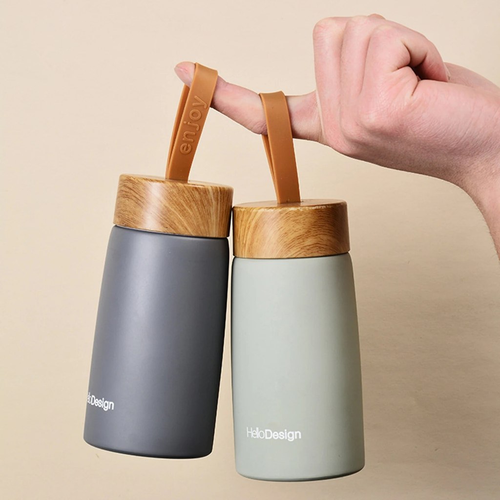 (SG seller) 304 Stainless Steel Thermal Flask 280ml Small Mini Thermos ...