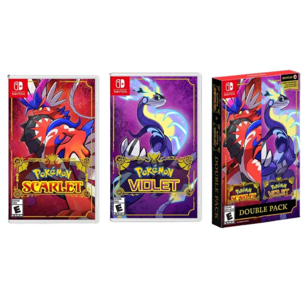 Nintendo Switch Pokemon Scarlet/ Violet/Double Pack | Shopee Singapore