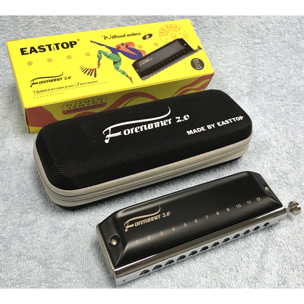 Harmonica EASTTOP Chromatic Forerunner 2.0 C Key | Shopee Singapore