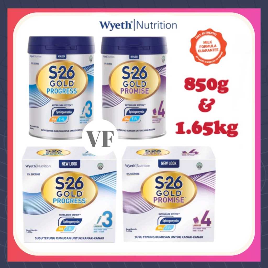 S26 Gold Progress Milk Formula Step 3 & Gold Promise Step 4 850g / 1 ...
